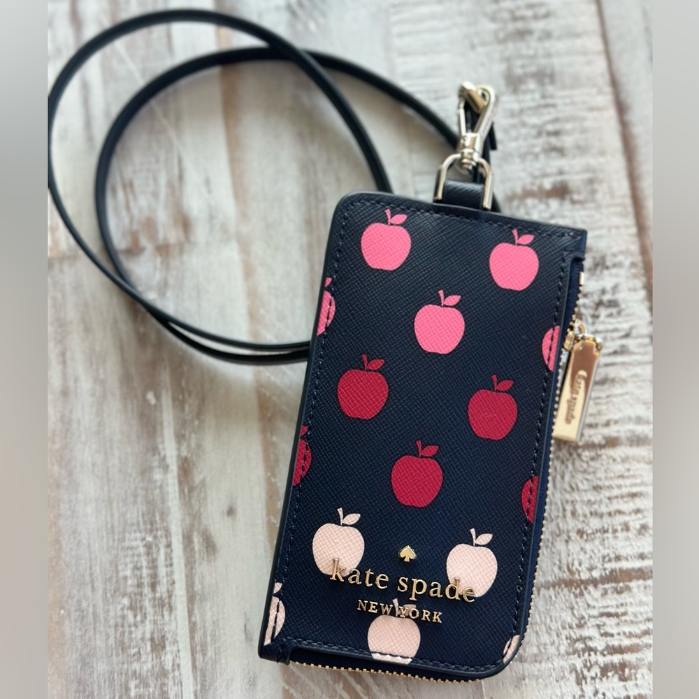 Kate ♠️ Spade Staci Orchard Dergade ID Card Holder / Wallet